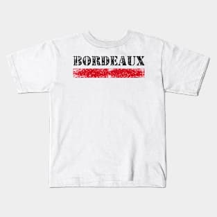 Bordeaux Vintage Kids T-Shirt